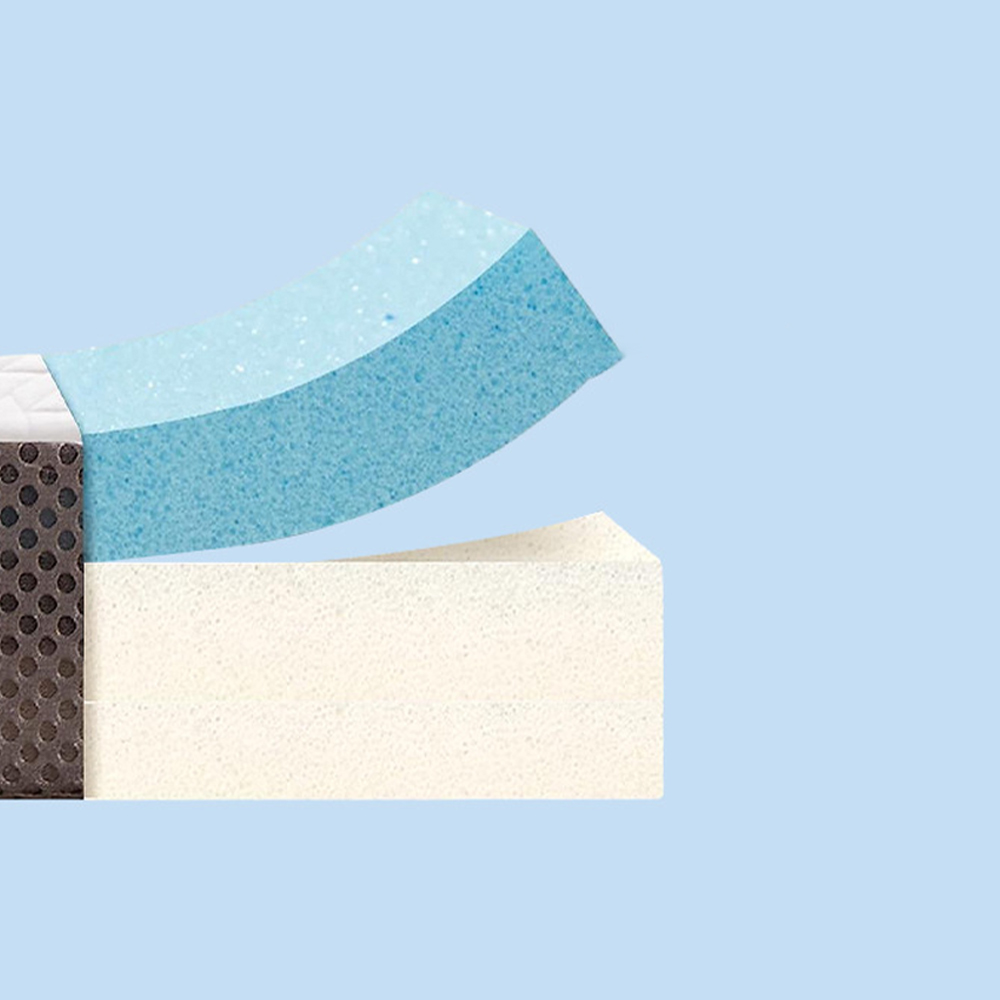 Japanese-style three-fold memory foam gel mattress