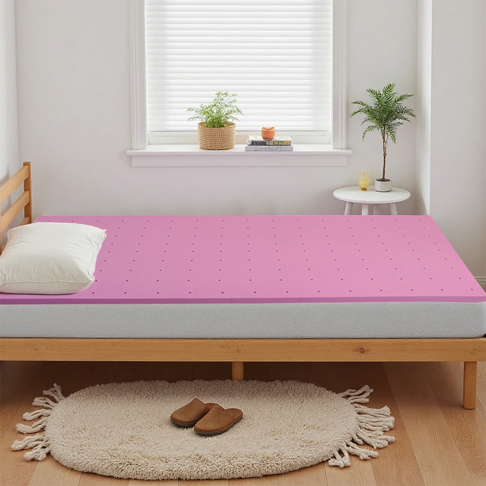 Perforated memory foam mattress
