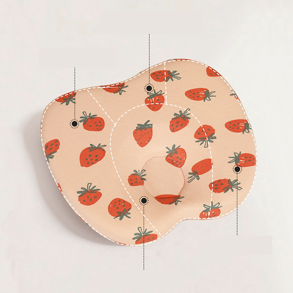 Neck support silicone pillow for children