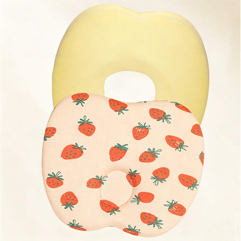 Neck support silicone pillow for children