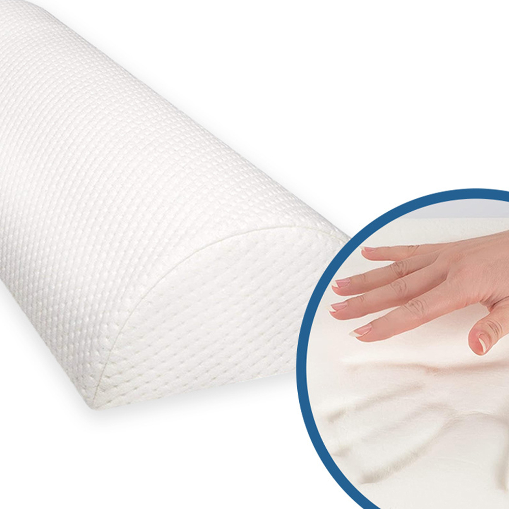 White memory foam leg pillow