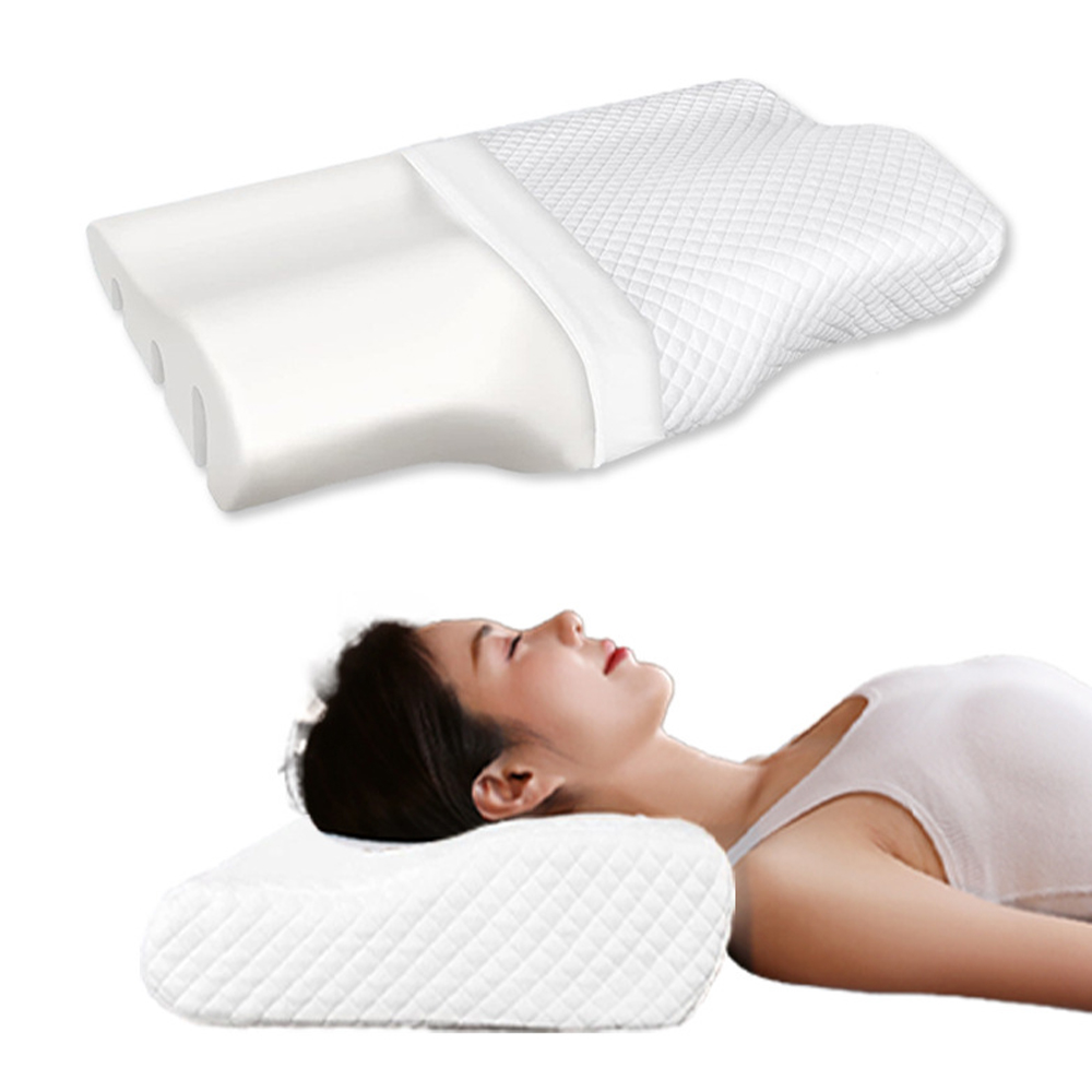 Memory foam butterfly-shaped pillow