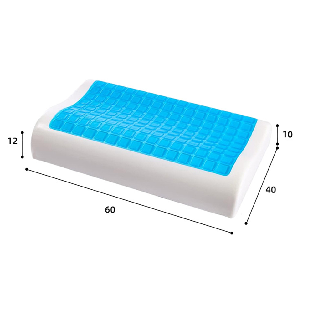 Gel memory foam pillow