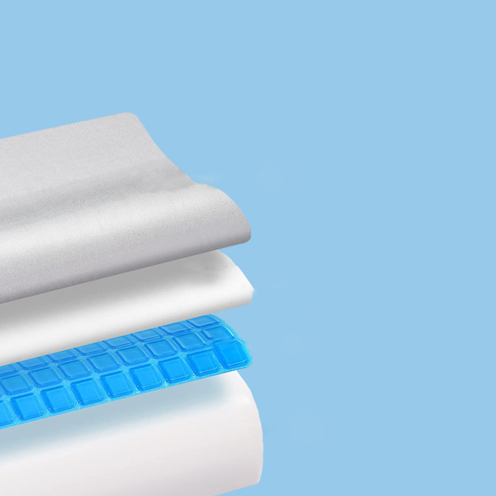 Gel memory foam pillow