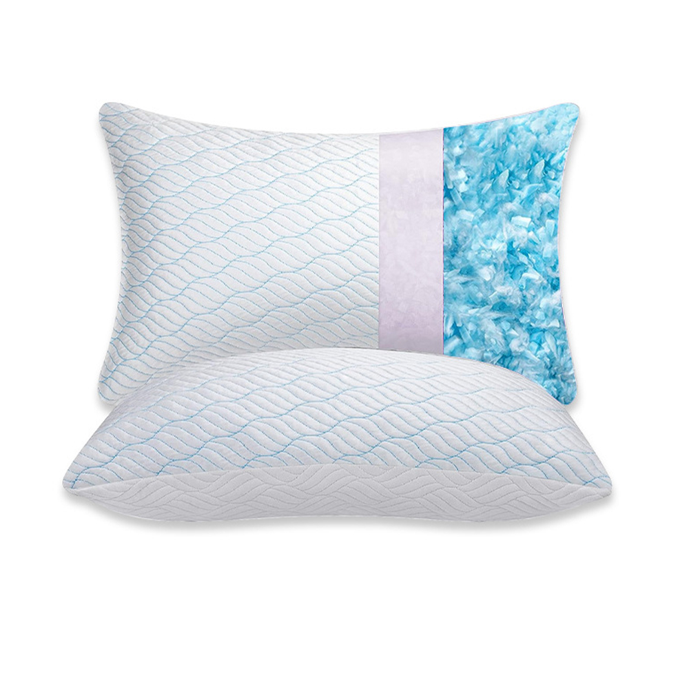 Ice silk gel memory foam sponge pillow