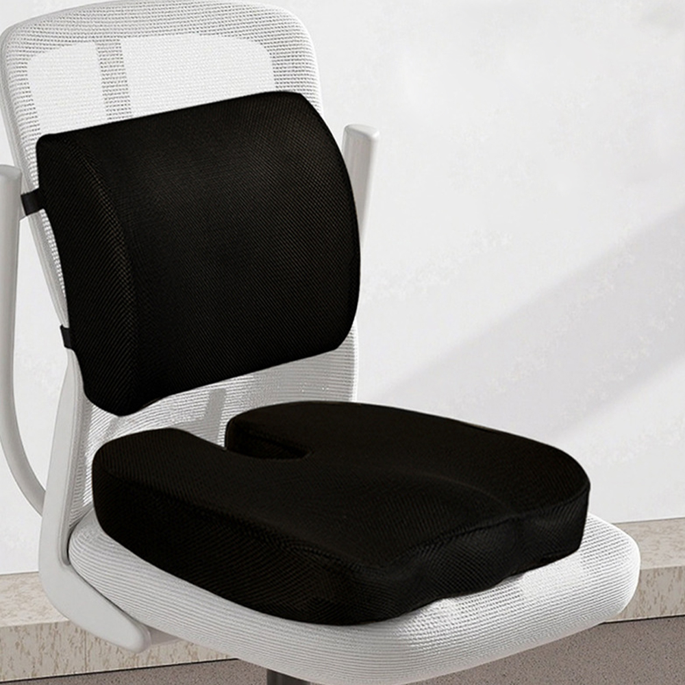 Memory foam backrest cushion