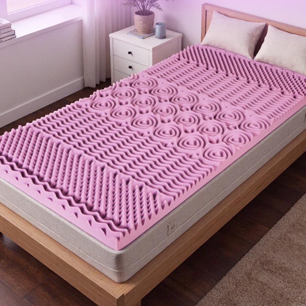 Zoned memory foam mattress