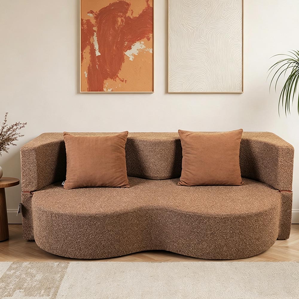 Foldable double sofa