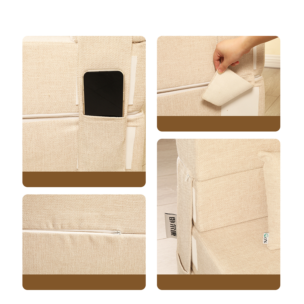 White folding sofa