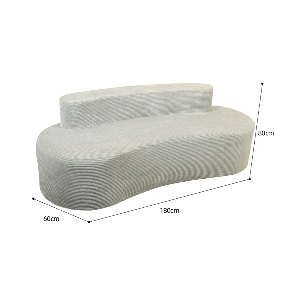 Gray double sofa