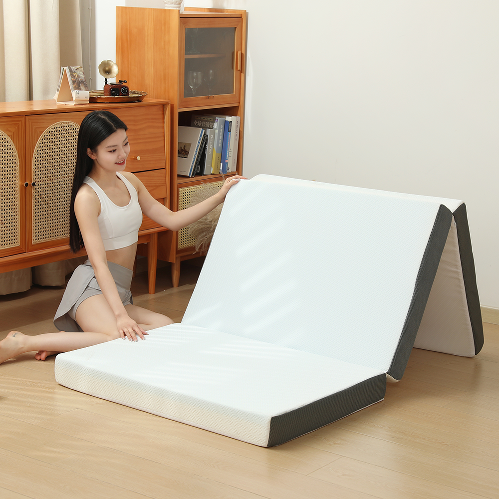 Japanese-style three-fold memory foam gel mattress